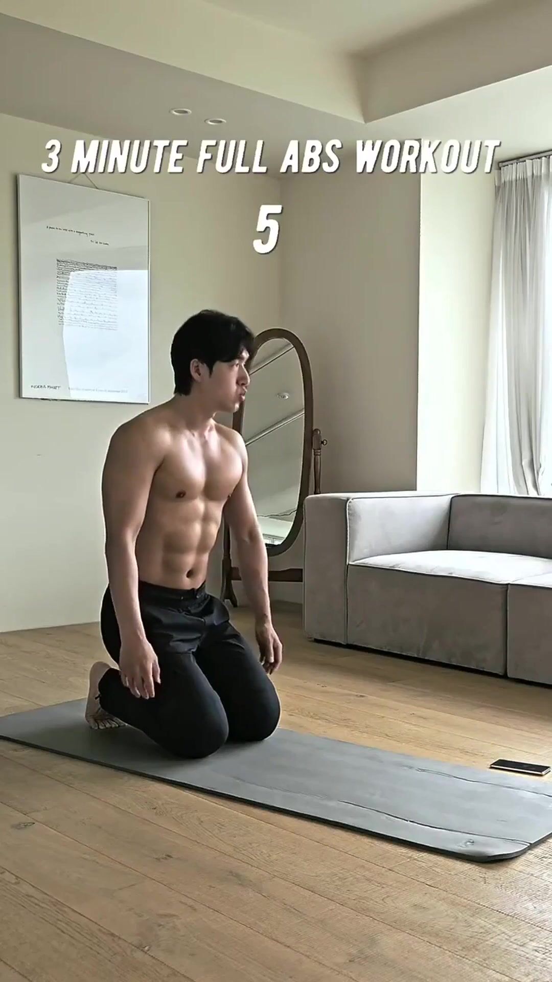 Building stronger abs, one rep at a time. Who’s joining today’s 3-minute... | Coach Phil on GymLinx